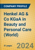 Henkel AG & Co KGaA in Beauty and Personal Care (World)- Product Image