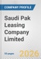 Saudi Pak Leasing Company Limited Fundamental Company Report Including Financial, SWOT, Competitors and Industry Analysis - Product Thumbnail Image