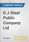 G J Steel Public Company Ltd. Fundamental Company Report Including Financial, SWOT, Competitors and Industry Analysis - Product Thumbnail Image