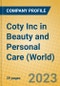 Coty Inc in Beauty and Personal Care (World) - Product Thumbnail Image