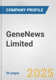 GeneNews Limited Fundamental Company Report Including Financial, SWOT, Competitors and Industry Analysis- Product Image