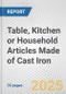 Table, Kitchen or Household Articles Made of Cast Iron: European Union Market Outlook 2023-2027 - Product Image