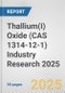 Thallium(I) Oxide (CAS 1314-12-1) Industry Research 2025: Global and Regional Market Trends 2019-2024 and Forecast to 2029 - Product Thumbnail Image