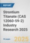 Strontium Titanate (CAS 12060-59-2) Industry Research 2025: Global and Regional Market Trends 2019-2024 and Forecast to 2029 - Product Image