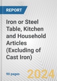 Iron or Steel Table, Kitchen and Household Articles (Excluding of Cast Iron): European Union Market Outlook 2023-2027- Product Image
