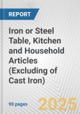 Iron or Steel Table, Kitchen and Household Articles (Excluding of Cast Iron): European Union Market Outlook 2023-2027- Product Image