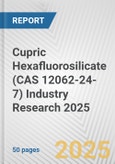Cupric Hexafluorosilicate (CAS 12062-24-7) Industry Research 2025: Global and Regional Market Trends 2019-2024 and Forecast to 2029- Product Image