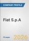 Fiat S.p.A. Fundamental Company Report Including Financial, SWOT, Competitors and Industry Analysis - Product Thumbnail Image