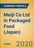Meiji Co Ltd in Packaged Food (Japan)- Product Image