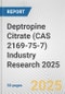 Deptropine Citrate (CAS 2169-75-7) Industry Research 2025: Global and Regional Market Trends 2019-2024 and Forecast to 2029 - Product Image