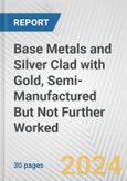 Base Metals and Silver Clad with Gold, Semi-Manufactured But Not Further Worked: European Union Market Outlook 2023-2027- Product Image