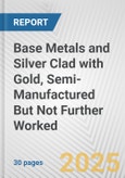 Base Metals and Silver Clad with Gold, Semi-Manufactured But Not Further Worked: European Union Market Outlook 2023-2027- Product Image