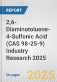 2,6-Diaminotoluene-4-Sulfonic Acid (CAS 98-25-9) Industry Research 2025: Global and Regional Market Trends 2019-2024 and Forecast to 2029- Product Image