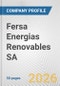 Fersa Energias Renovables SA Fundamental Company Report Including Financial, SWOT, Competitors and Industry Analysis - Product Thumbnail Image