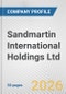 Sandmartin International Holdings Ltd. Fundamental Company Report Including Financial, SWOT, Competitors and Industry Analysis - Product Thumbnail Image