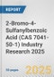 2-Bromo-4-Sulfanylbenzoic Acid (CAS 7041-50-1) Industry Research 2025: Global and Regional Market Trends 2019-2024 and Forecast to 2029 - Product Thumbnail Image