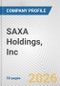 SAXA Holdings, Inc. Fundamental Company Report Including Financial, SWOT, Competitors and Industry Analysis - Product Thumbnail Image