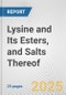 Lysine and Its Esters, and Salts Thereof: European Union Market Outlook 2023-2027 - Product Thumbnail Image