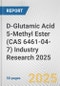 D-Glutamic Acid 5-Methyl Ester (CAS 6461-04-7) Industry Research 2025: Global and Regional Market Trends 2019-2024 and Forecast to 2029 - Product Image