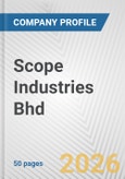 Scope Industries Bhd Fundamental Company Report Including Financial, SWOT, Competitors and Industry Analysis- Product Image
