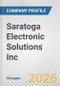 Saratoga Electronic Solutions Inc. Fundamental Company Report Including Financial, SWOT, Competitors and Industry Analysis - Product Thumbnail Image