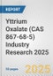 Yttrium Oxalate (CAS 867-68-5) Industry Research 2025: Global and Regional Market Trends 2019-2024 and Forecast to 2029 - Product Thumbnail Image