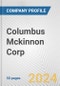 Columbus Mckinnon Corp. Fundamental Company Report Including Financial, SWOT, Competitors and Industry Analysis - Product Thumbnail Image
