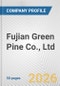 Fujian Green Pine Co., Ltd. Fundamental Company Report Including Financial, SWOT, Competitors and Industry Analysis - Product Thumbnail Image