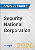 Security National Corporation Fundamental Company Report Including Financial, SWOT, Competitors and Industry Analysis- Product Image