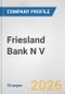 Friesland Bank N V Fundamental Company Report Including Financial, SWOT, Competitors and Industry Analysis - Product Thumbnail Image