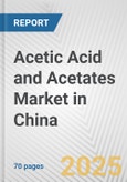 Acetic Acid and Acetates Market in China: Business Report 2025- Product Image