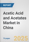 Acetic Acid and Acetates Market in China: Business Report 2024- Product Image