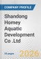 Shandong Homey Aquatic Development Co .Ltd. Fundamental Company Report Including Financial, SWOT, Competitors and Industry Analysis - Product Thumbnail Image