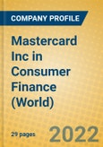 Mastercard Inc in Consumer Finance (World)- Product Image