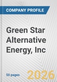 Green Star Alternative Energy, Inc. Fundamental Company Report Including Financial, SWOT, Competitors and Industry Analysis- Product Image