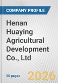 Henan Huaying Agricultural Development Co., Ltd. Fundamental Company Report Including Financial, SWOT, Competitors and Industry Analysis- Product Image