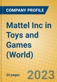 Mattel Inc in Toys and Games (World)- Product Image
