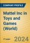 Mattel Inc in Toys and Games (World) - Product Thumbnail Image