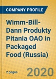 Wimm-Bill-Dann Produkty Pitania OAO in Packaged Food (Russia)- Product Image