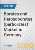 Borates and Peroxoborates (perborates) Market in Germany: Business Report 2020- Product Image
