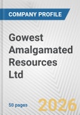 Gowest Amalgamated Resources Ltd. Fundamental Company Report Including Financial, SWOT, Competitors and Industry Analysis- Product Image