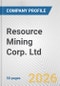 Resource Mining Corp. Ltd. Fundamental Company Report Including Financial, SWOT, Competitors and Industry Analysis - Product Thumbnail Image