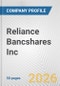 Reliance Bancshares Inc. Fundamental Company Report Including Financial, SWOT, Competitors and Industry Analysis - Product Thumbnail Image