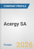 Acergy SA Fundamental Company Report Including Financial, SWOT, Competitors and Industry Analysis- Product Image