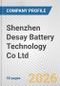 Shenzhen Desay Battery Technology Co Ltd Fundamental Company Report Including Financial, SWOT, Competitors and Industry Analysis - Product Thumbnail Image