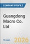 Guangdong Macro Co. Ltd. Fundamental Company Report Including Financial, SWOT, Competitors and Industry Analysis - Product Thumbnail Image