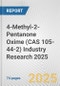 4-Methyl-2-Pentanone Oxime (CAS 105-44-2) Industry Research 2025: Global and Regional Market Trends 2019-2024 and Forecast to 2029 - Product Thumbnail Image