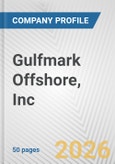 Gulfmark Offshore, Inc. Fundamental Company Report Including Financial, SWOT, Competitors and Industry Analysis- Product Image