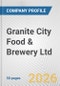 Granite City Food & Brewery Ltd. Fundamental Company Report Including Financial, SWOT, Competitors and Industry Analysis - Product Thumbnail Image