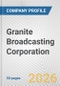 Granite Broadcasting Corporation Fundamental Company Report Including Financial, SWOT, Competitors and Industry Analysis - Product Thumbnail Image